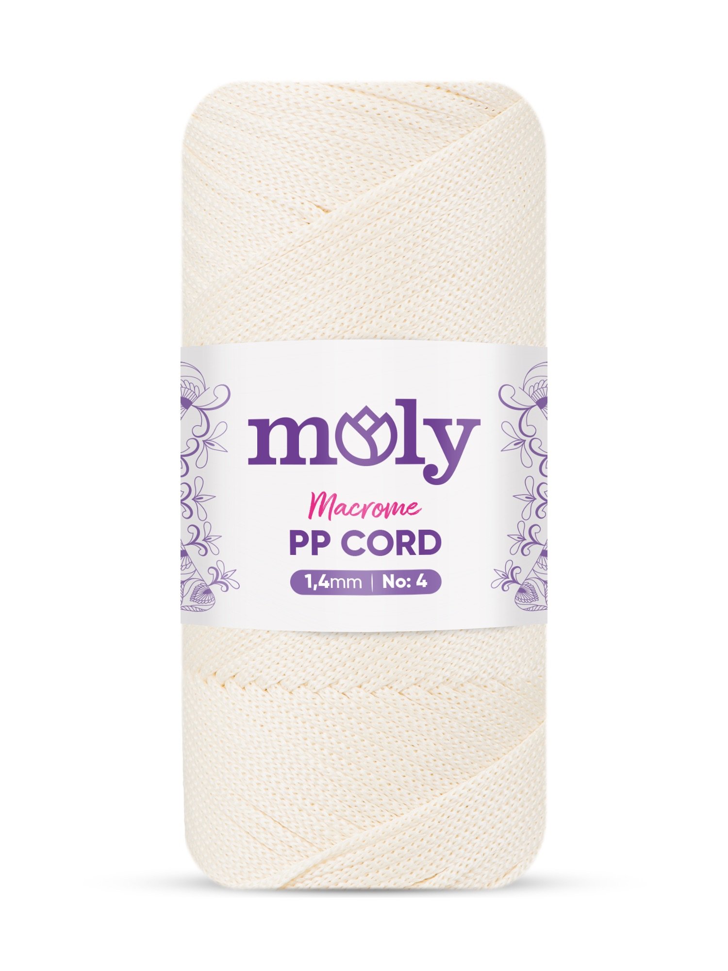 PP CORD MACROME NO:4 Moly Krem 017